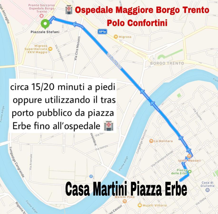 Casa Martini Piazza Erbe Lejlighed Verona Eksteriør billede